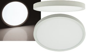 LED Deckenleuchte "Santano 24n", Ø 30cm, 24W, 2350lm, 4200K neutralweiß