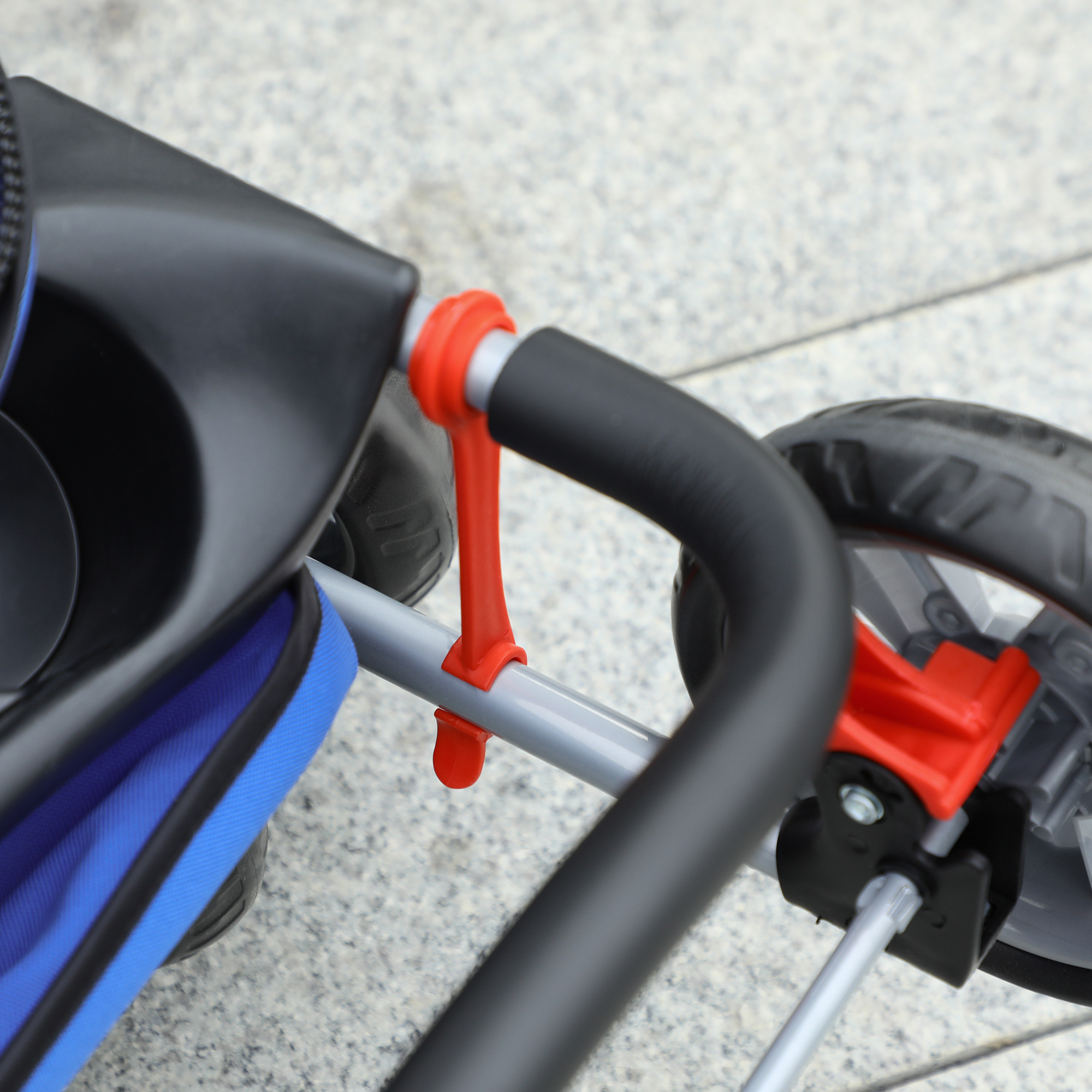 Hundebuggy Hundewagen bis 10 kg Klappbar Regenschutz Bodenkorb 2 Becherhalter 75 cm x 45 cm x 97 cm, Blau