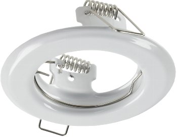 Decken-Einbaustrahler "SR80" weiß, starr, Ø80mm, für 50mm Lampen Decken-Einbaustrahler "SR80" weiß, starr, Ø80mm, für 50mm Lampen