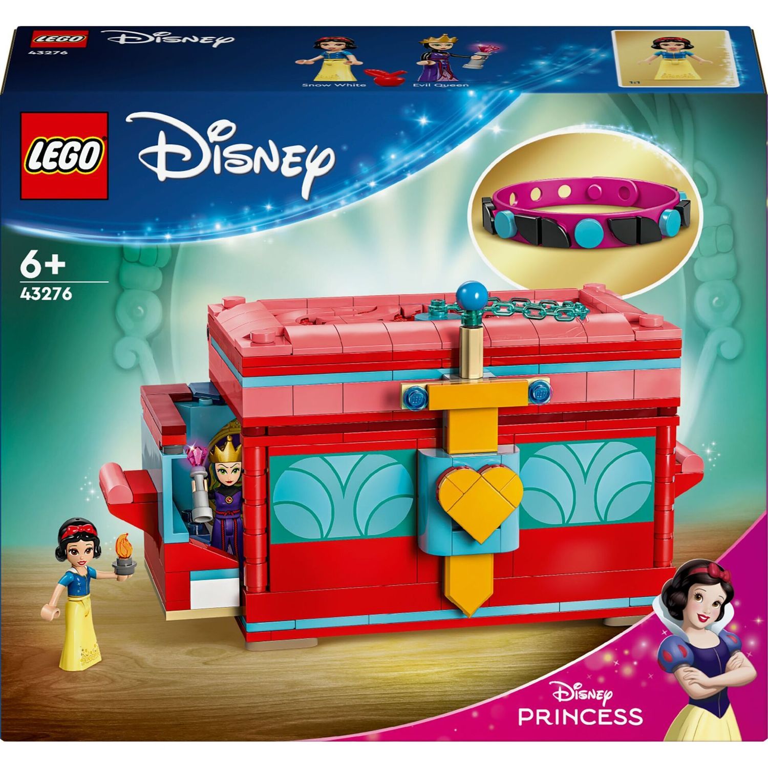 LEGO® 43276 - Disney Princess - Schneewittchens Schmuckkassette (358 Teile)