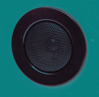 Decken-Einbaulautsprecher "CTE-8W" / Halogen-Look, 8cm Ø, 6cm Einbau, schwarz