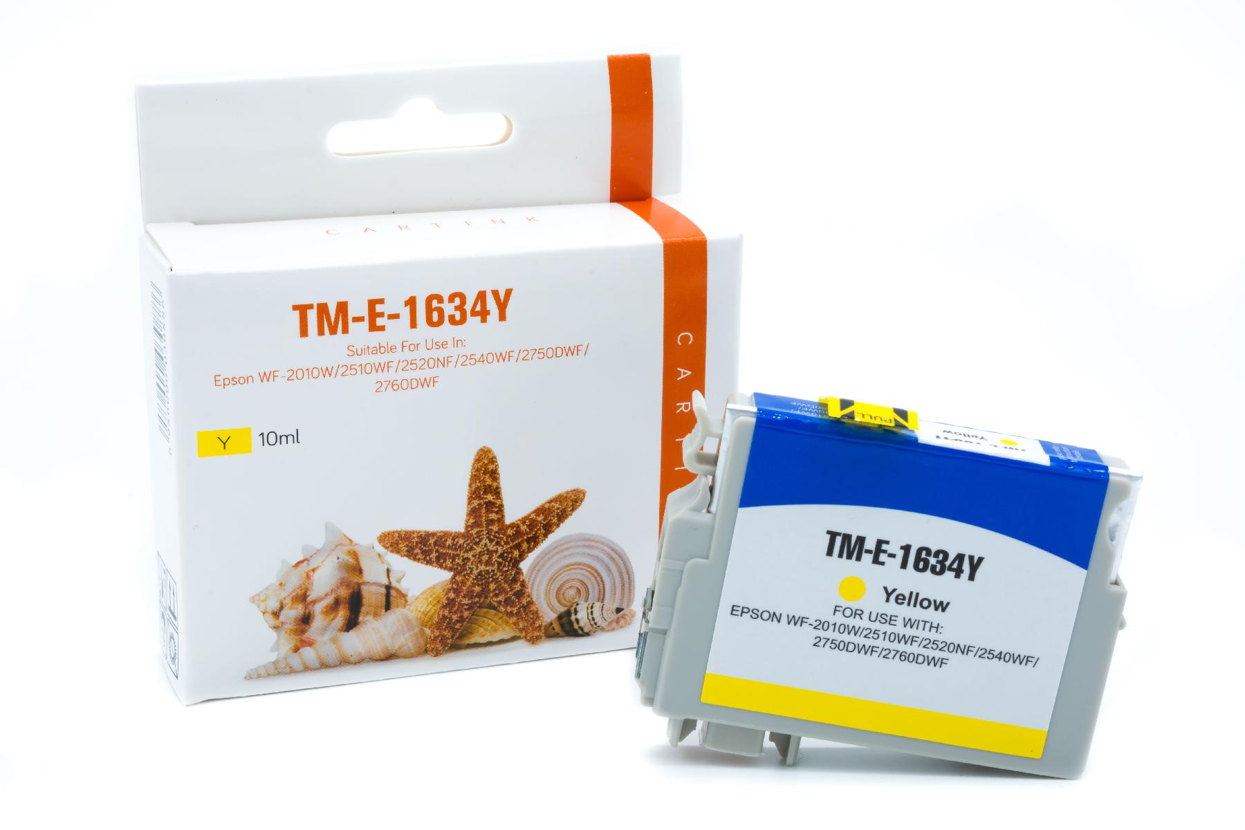 T1634XL alternativ Seestern Tinte gelb / C13T16344010 / 10ml T1634XL alternativ Seestern Tinte gelb / C13T16344010 / 10ml
