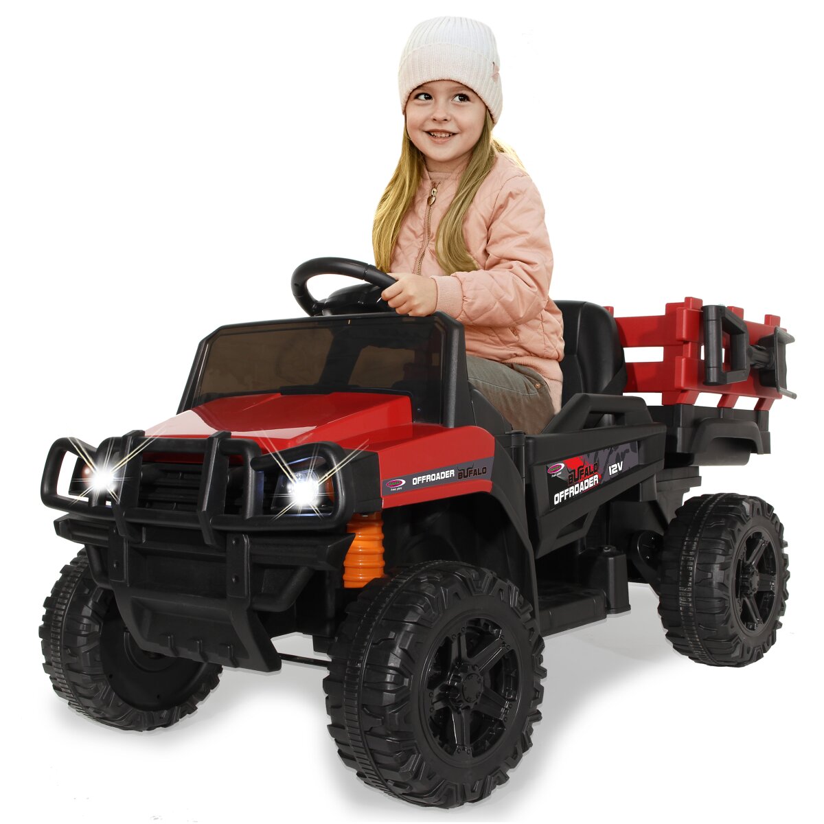 Kinderfahrzeug Offroader Buffalo rot