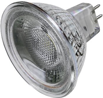 LED Strahler MR16 "H50 COB", 3000k, 440lm, 12V/5W, warmweiß