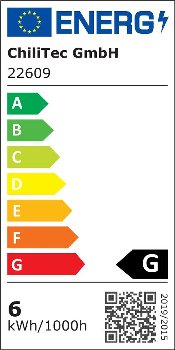 LED Licht-Panel "QCP-12R", Ø 12cm, 230V, 6W, 503 Lumen, 2900K / warmweiß