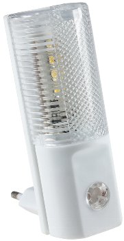 LED Nachtlicht mit Tag/Nacht-Sensor, 230V, warmweiße LEDs, nur 1W
