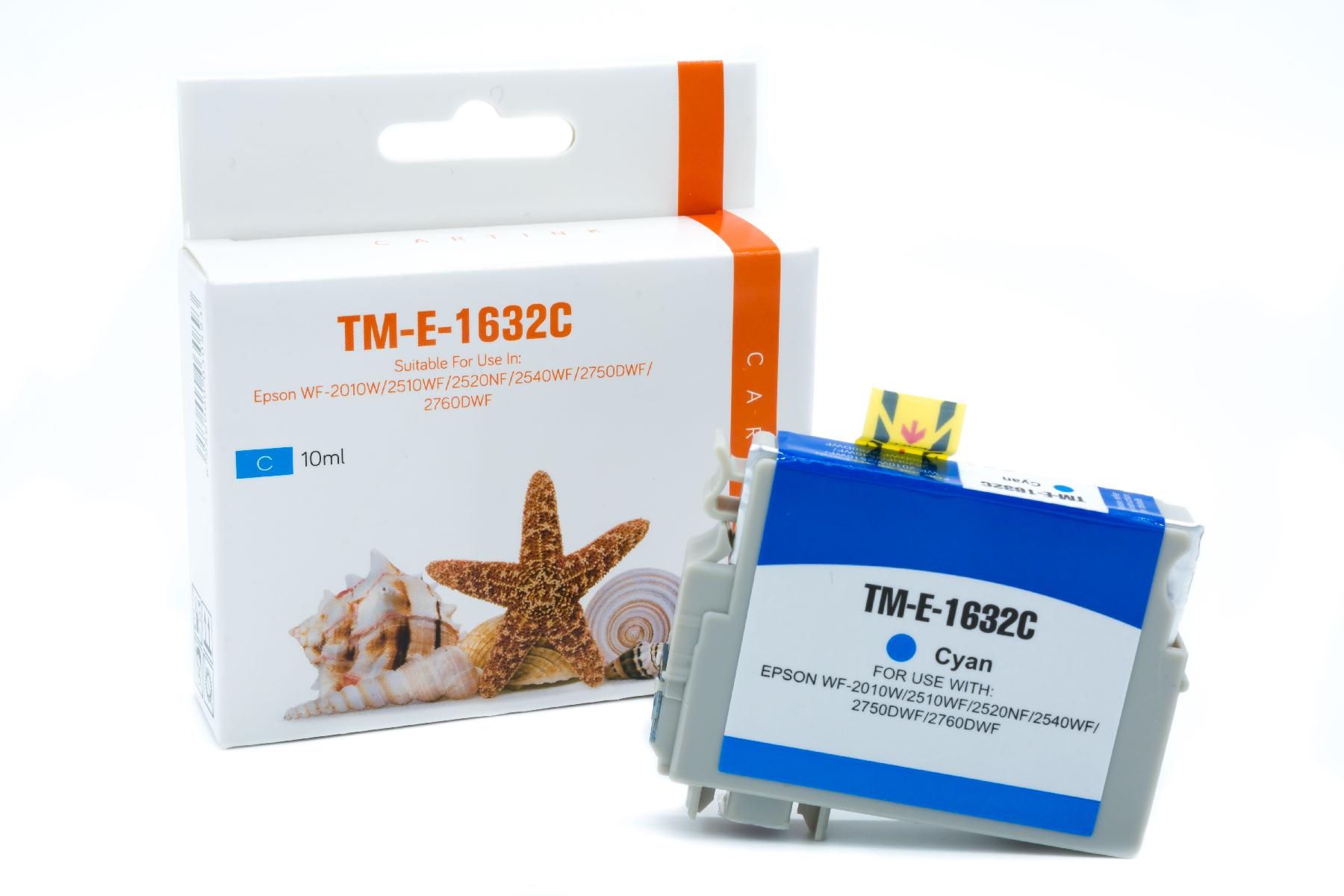 T1632XL alternativ Seestern Tinte Cyan / C13T16324010 / 10ml T1632XL alternativ Seestern Tinte Cyan / C13T16324010 / 10ml