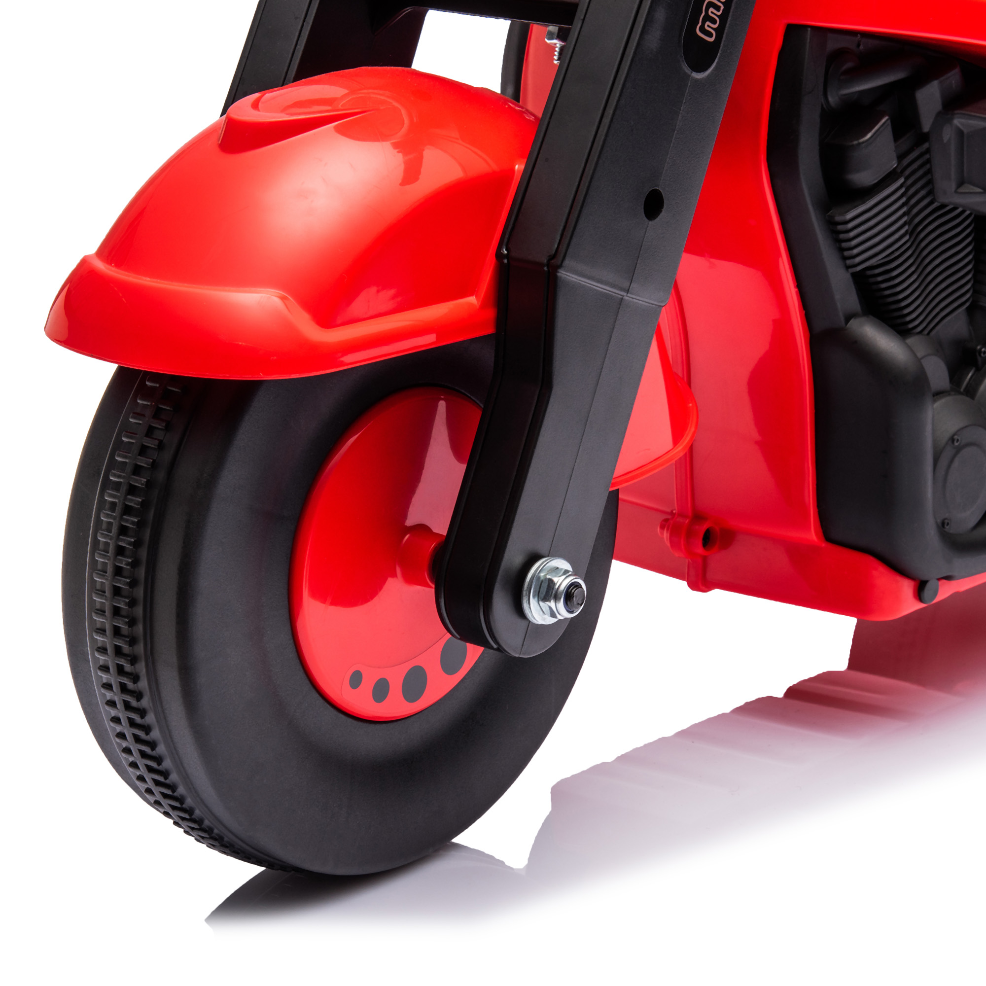Rutschauto, Motorrad-Design, Musik und Seifenblasen, für 2-5 Jahre, Rot