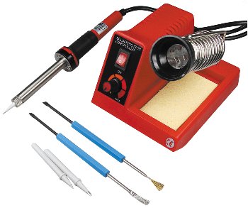 Lötstation "CT-LSK" regelbar 150-450°C, 230V/58W, mit 2 Spitzen + 2 Tools Lötstation "CT-LSK" regelbar 150-450°C, 230V/58W, mit 2 Spitzen + 2 Tools
