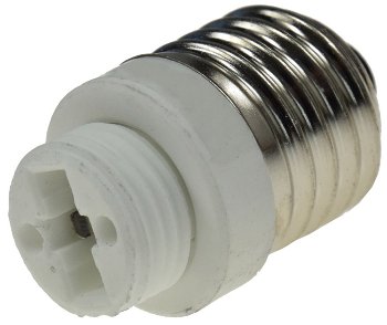 Lampensockel-Adapter, Keramik, E27 auf G9 Lampensockel-Adapter, Keramik, E27 auf G9