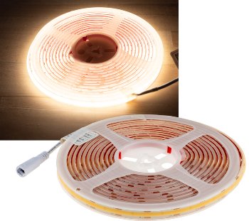 LED-Stripe "CLS-COB V2" 5m, neutralweiß, 12V, 48W, 4791 Lumen LED-Stripe "CLS-COB V2" 5m, neutralweiß, 12V, 48W, 4791 Lumen