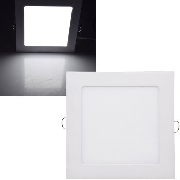 LED Licht-Panel "QCP-17Q", 17x17cm, 230V, 12W,1164 Lumen,4200K / neutralweiß LED Licht-Panel "QCP-17Q", 17x17cm, 230V, 12W,1164 Lumen,4200K / neutralweiß