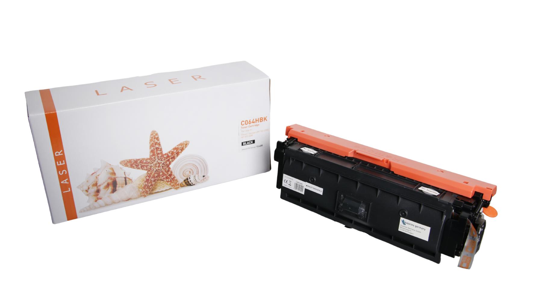 064HBK ohne Chip alternativ Toner black für Canon / 4938C001 / 13.400 Seiten
