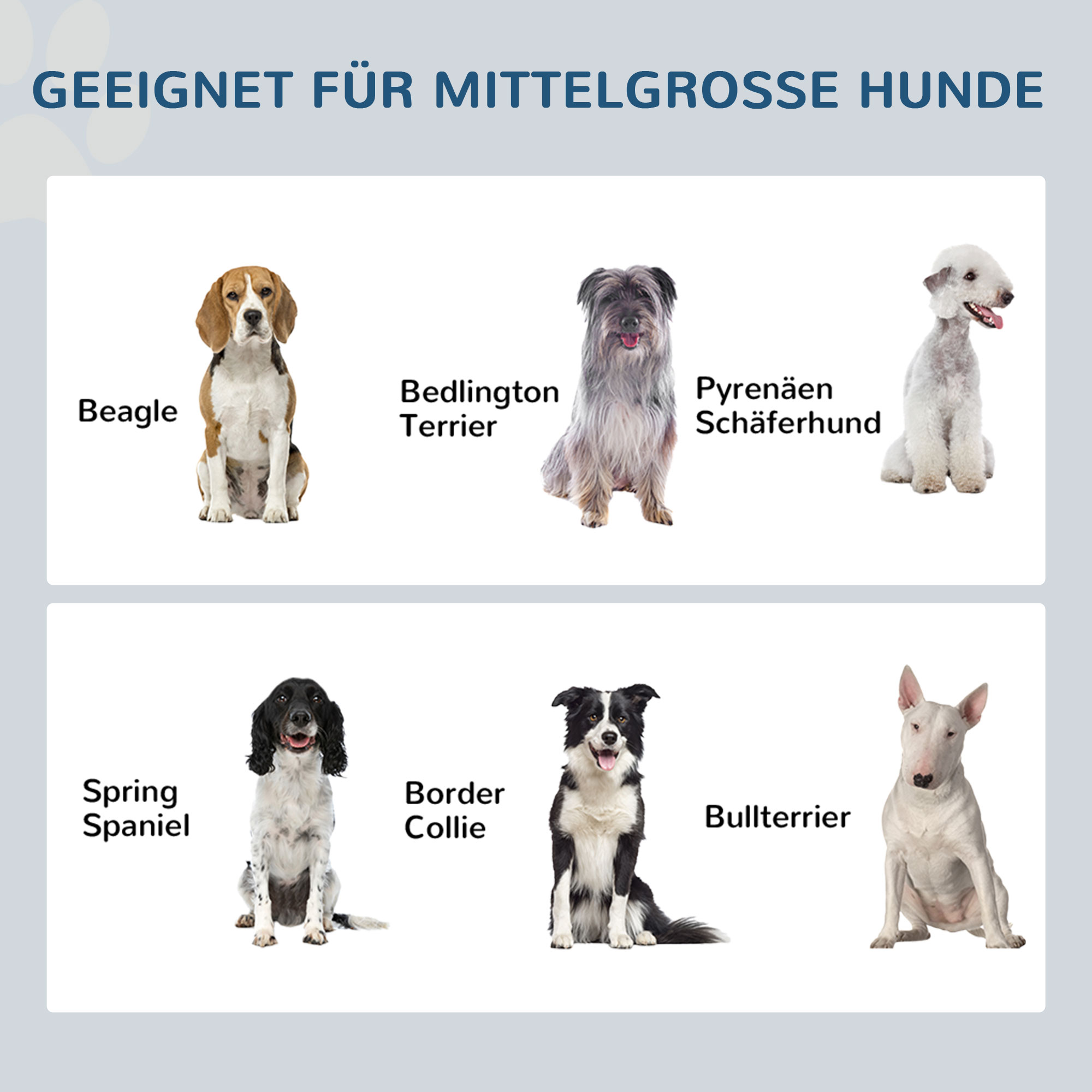 Futterstation, 2 Fressnäpfe je 2 Liter, Edelstahl, mit Schublade, für mittlere Hunde, grau, 60 x 30 x 24cm