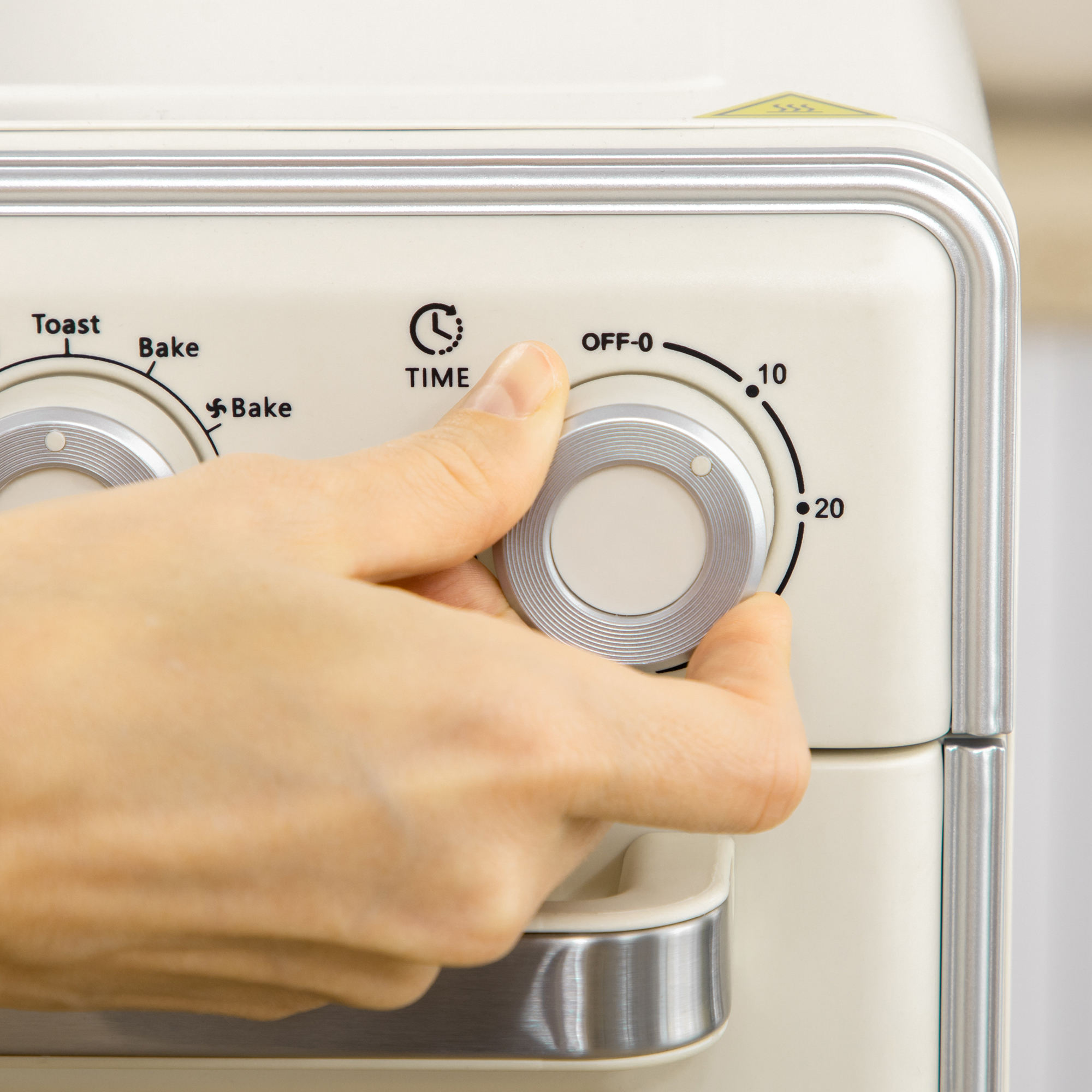 5-in1 Mini Ofen, 20 L Fassungsvermögen, 1400W, 1 Backrost, 1 Backblech, 60 Min. Timer