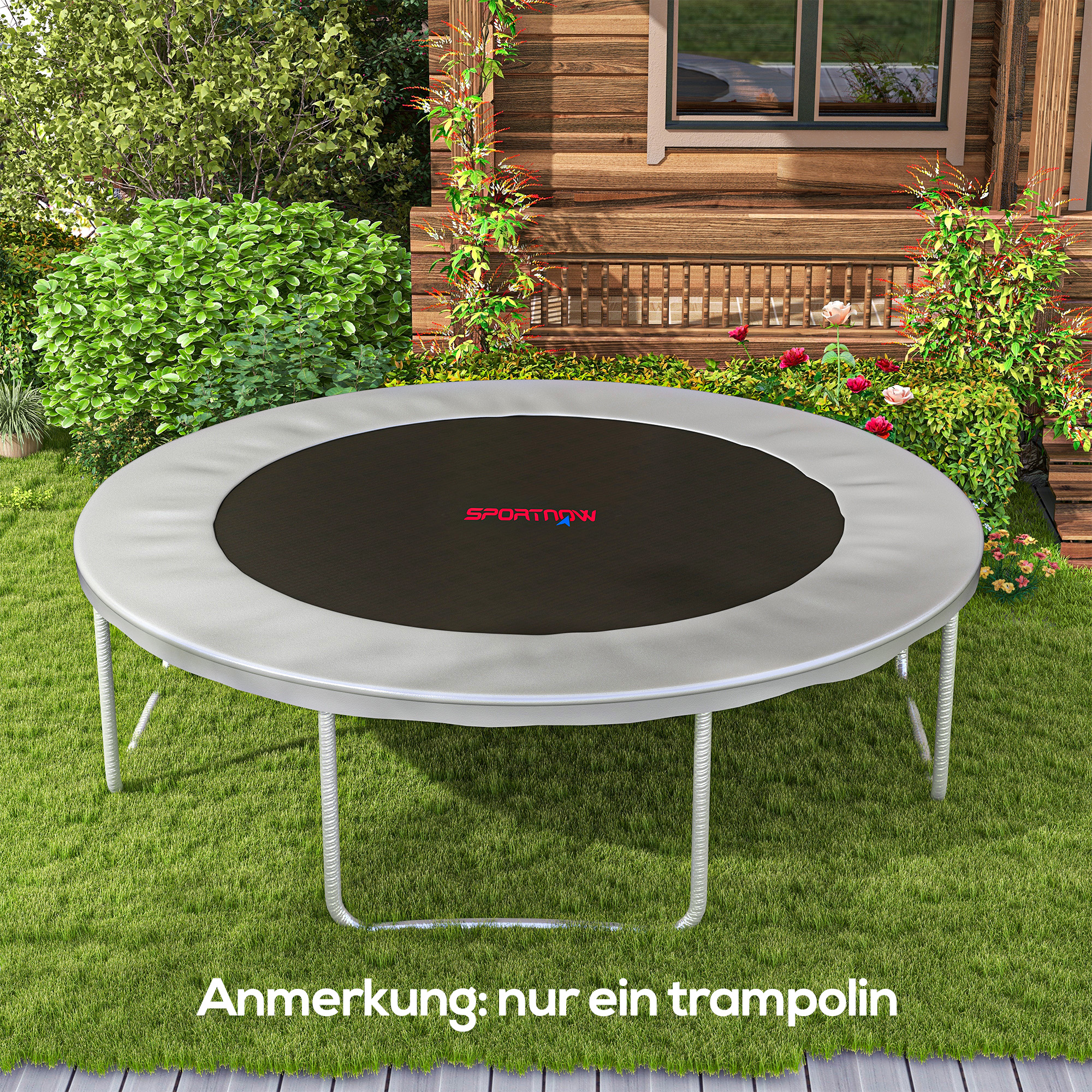 Trampolin-Matte, Runde Sprungplane, Polypropylen, Orange