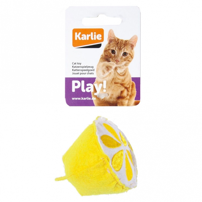 Karlie Flamingo Katzenspielzeug Food Textil - Limone Karlie Flamingo Katzenspielzeug Food Textil - Limone