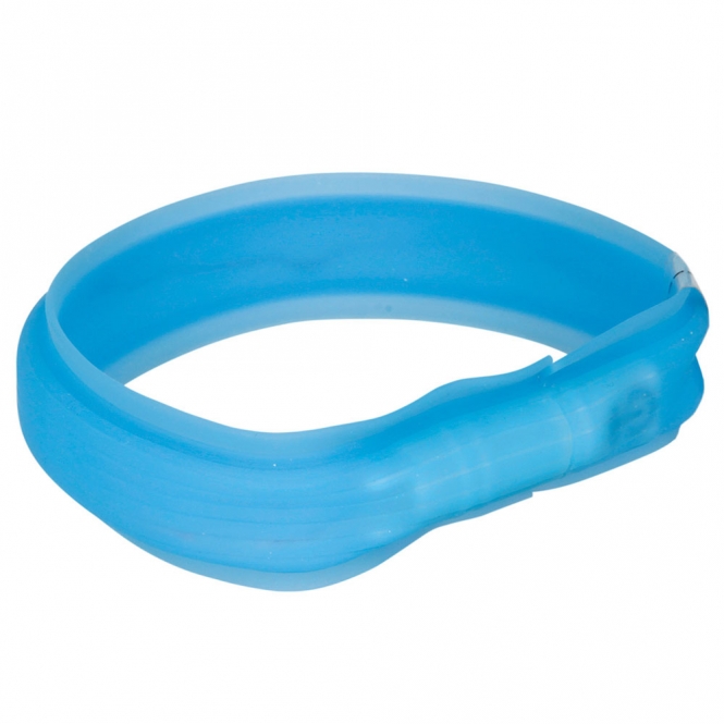 Trixie Flash Leuchtband USB - extra breit - blau / 50 cm Trixie Flash Leuchtband USB - extra breit - blau / 70 cm