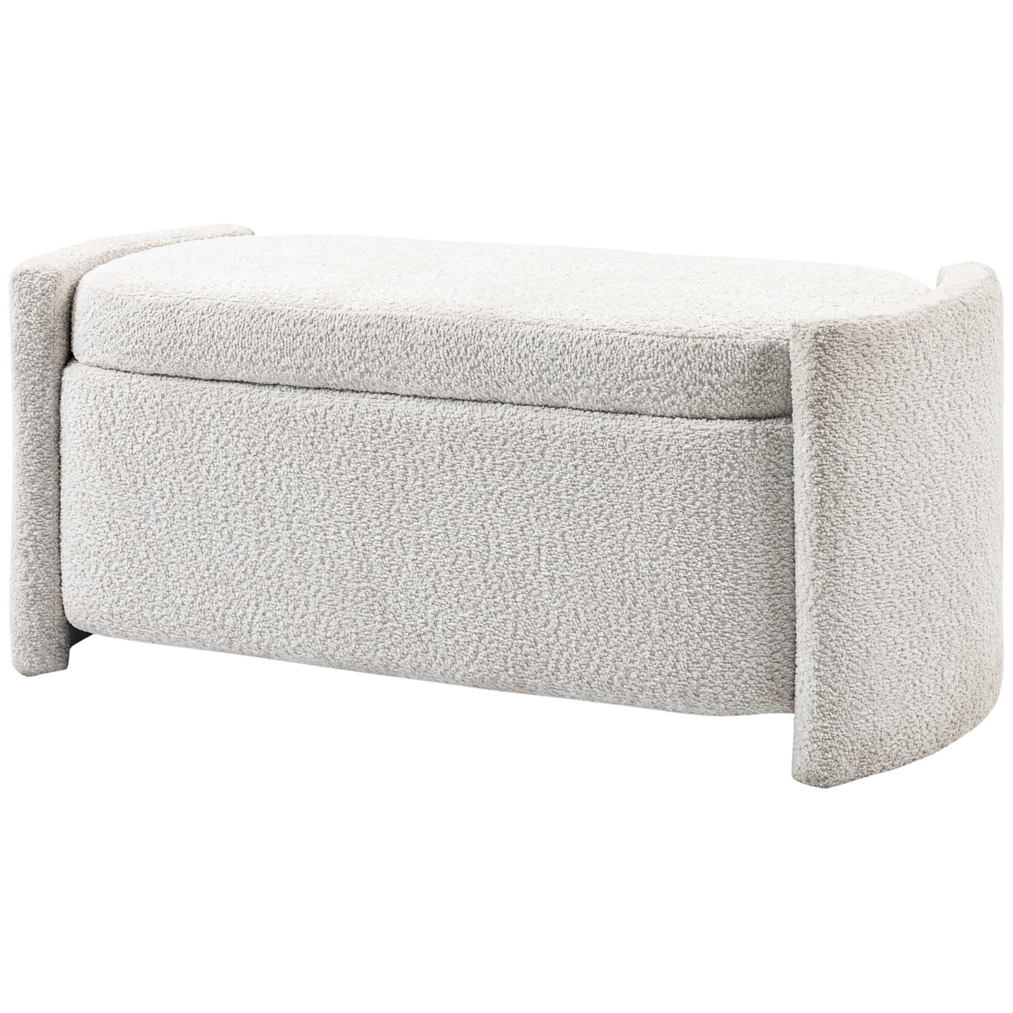 Sitzbank mit Stauraum Flurbank Schuhbank, gepolstert, 105 cm x 44 cm x 45,5 cm, Creme/Beige Sitzbank mit Stauraum Flurbank Schuhbank, gepolstert, 105 cm x 44 cm x 45,5 cm, Creme/Beige