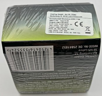 MILOS Schutzkontakt-Steckdose, anthrazit, 230V~/ 16A, Unterputz, USB-C / PD