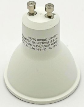 LED Strahler GU10 "P90", 3061k, 840lm, 230V/9W, 38°, warmweiß