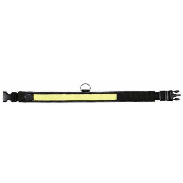 Trixie Flash + Reflect Halsband - Schwarz-Gelb - L-XL: 55-70cm Trixie Flash + Reflect Halsband - Schwarz-Gelb - L-XL: 55-70cm