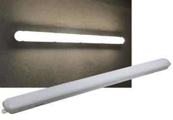 Wand-& Deckenleuchte "HP-50" IP65, 120cm, 48W, 4000k, neutralweiß, 5800 Lumen Wand-& Deckenleuchte "HP-50" IP65, 120cm, 48W, 4000k, neutralweiß, 5800 Lumen