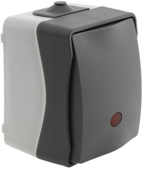 NUQUI Feuchtraum Kontrollschalter, IP54, Aufputz, 250V~/ 10A