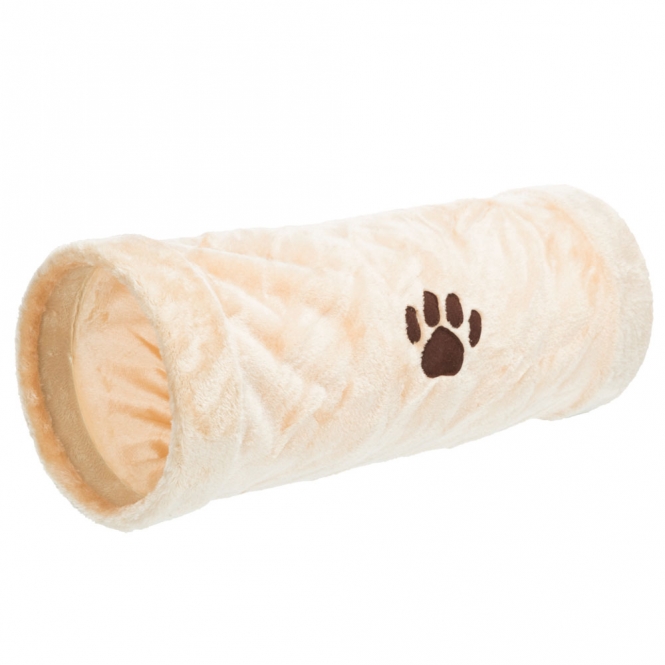 Trixie Crunch Plüschtunnel, 60 cm - Beige Trixie Crunch Plüschtunnel, 60 cm - Beige