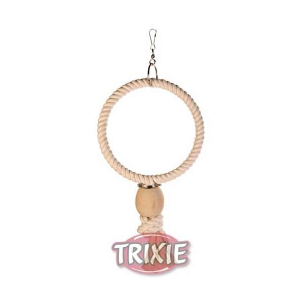 Trixie Baumwollring mit Holzkugel - 19,5 cm Trixie Baumwollring mit Holzkugel - 24 cm