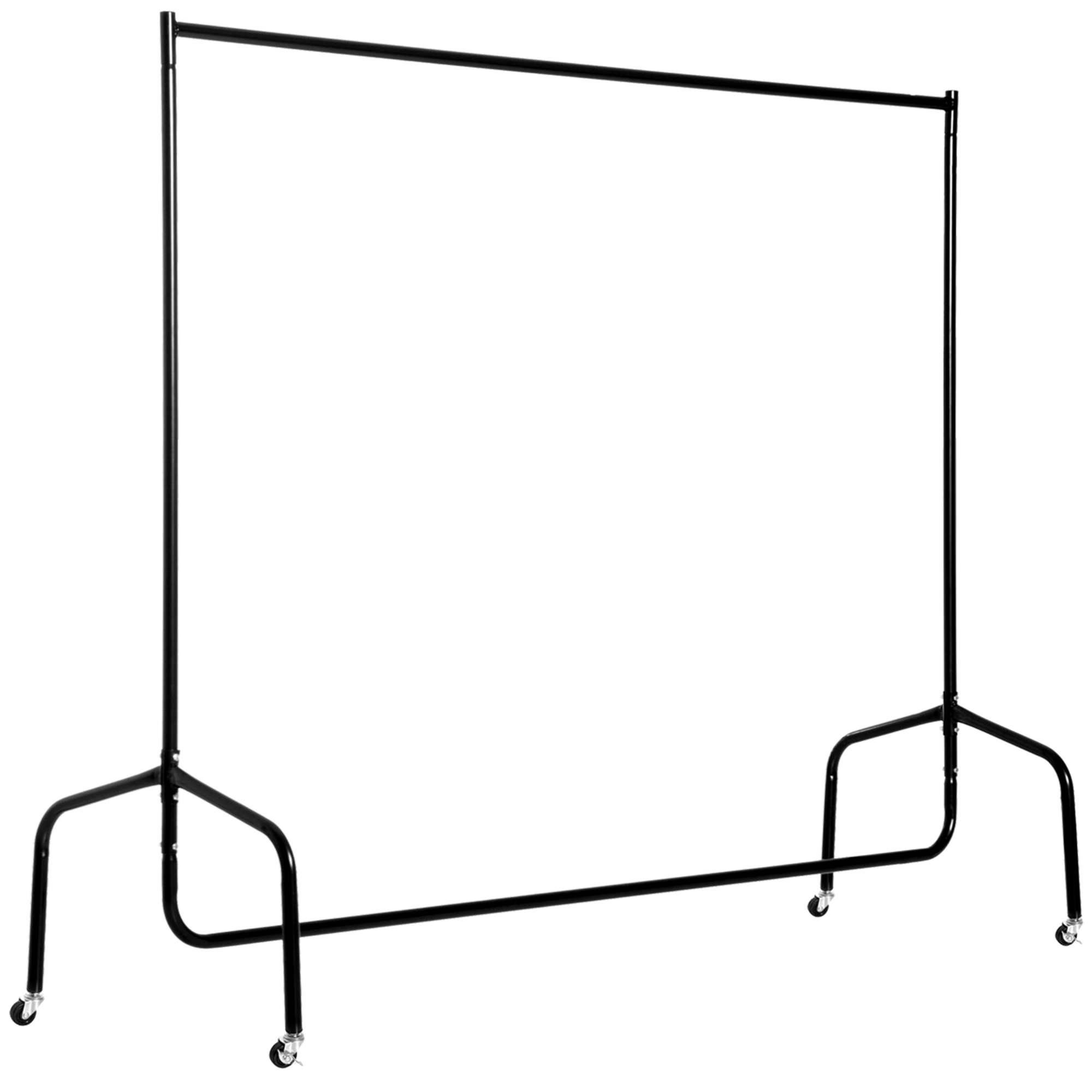 Kleiderständer Kleiderwagen Wäscheständer Rollgarderobe Garderobenständer (150 x 60 x 170 cm)