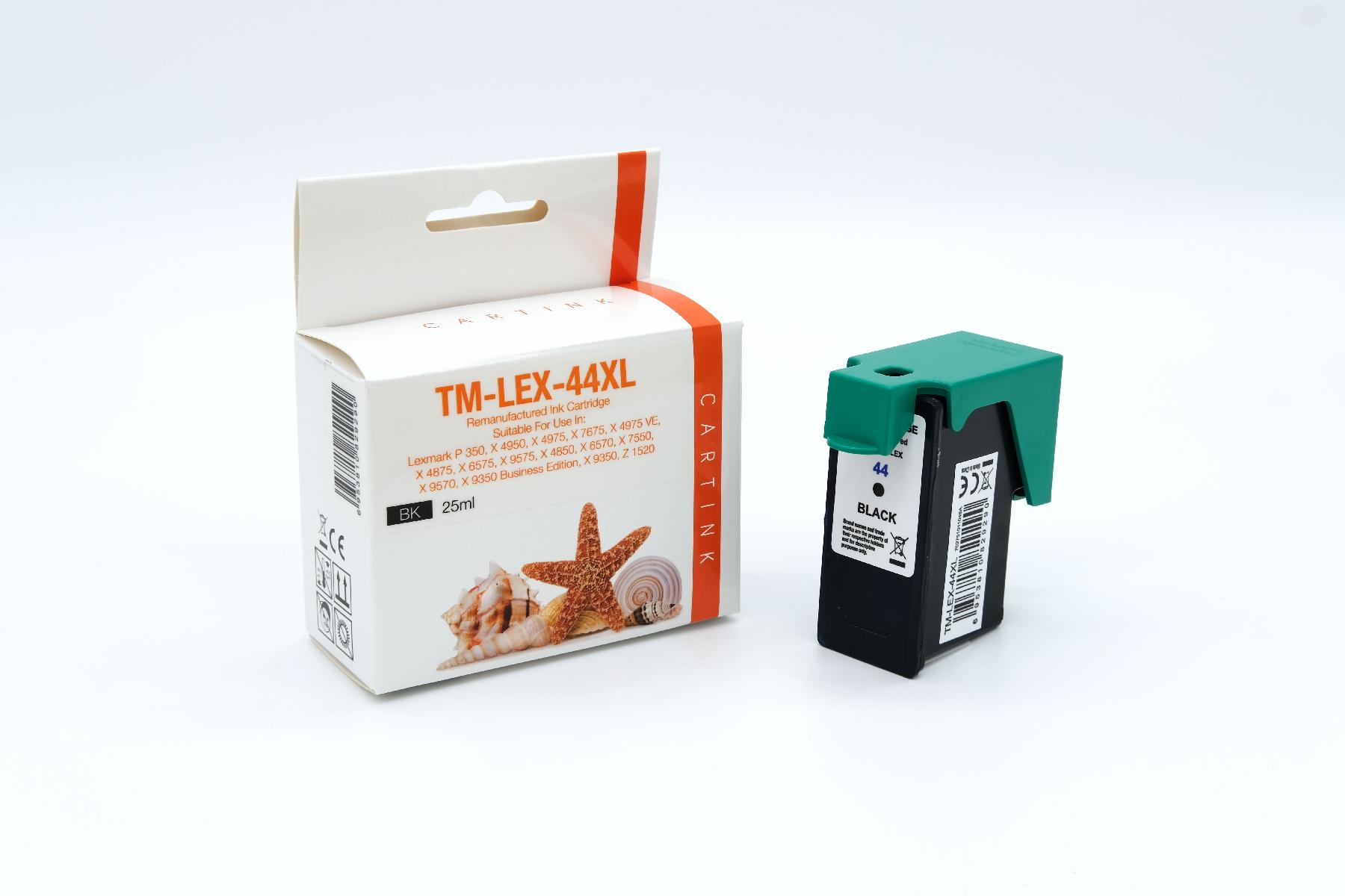 LEX44XL Refill Tinte black für Lexmark / 18Y0144E /25ml