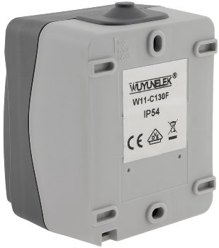 NUQUI Feuchtraum Wechsel-Schalter, IP54, Aufputz, 250V~/ 10A