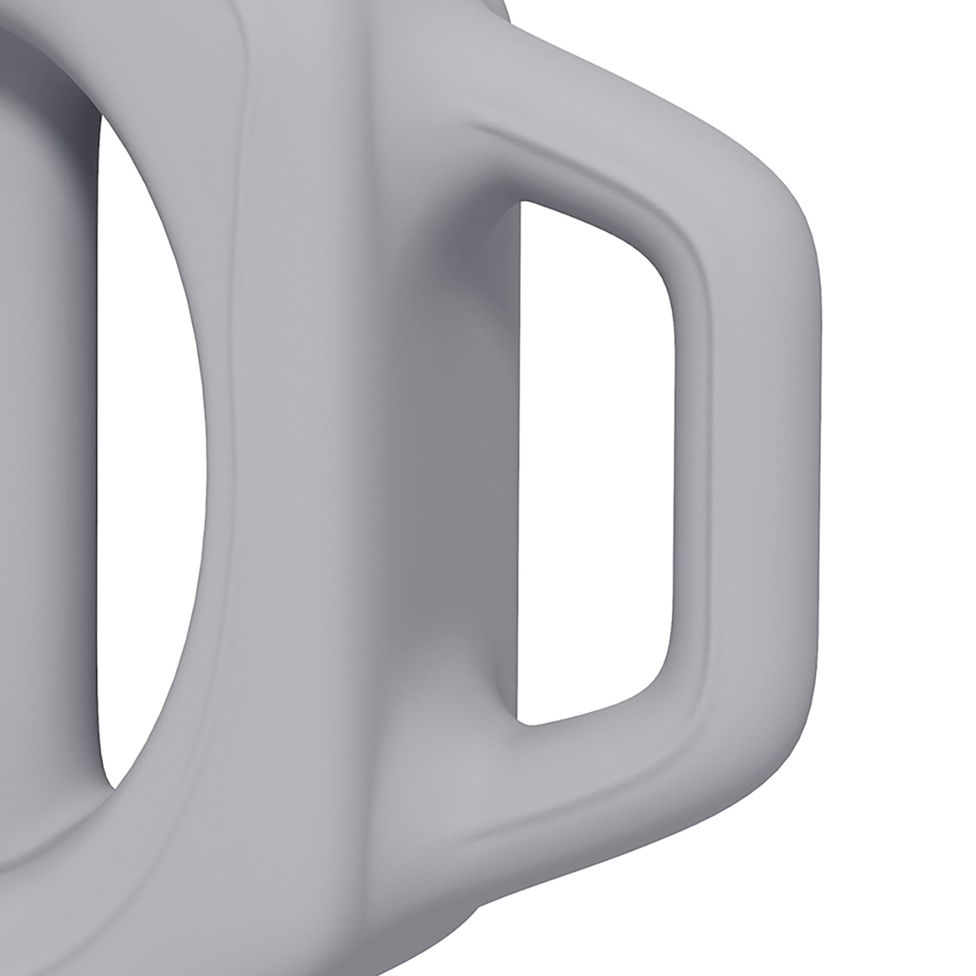 3-in-1 Multifunktionshantel, 6 kg, rutschfest, geruchsarm, Kunststoffmantel, Eisenkern, grau