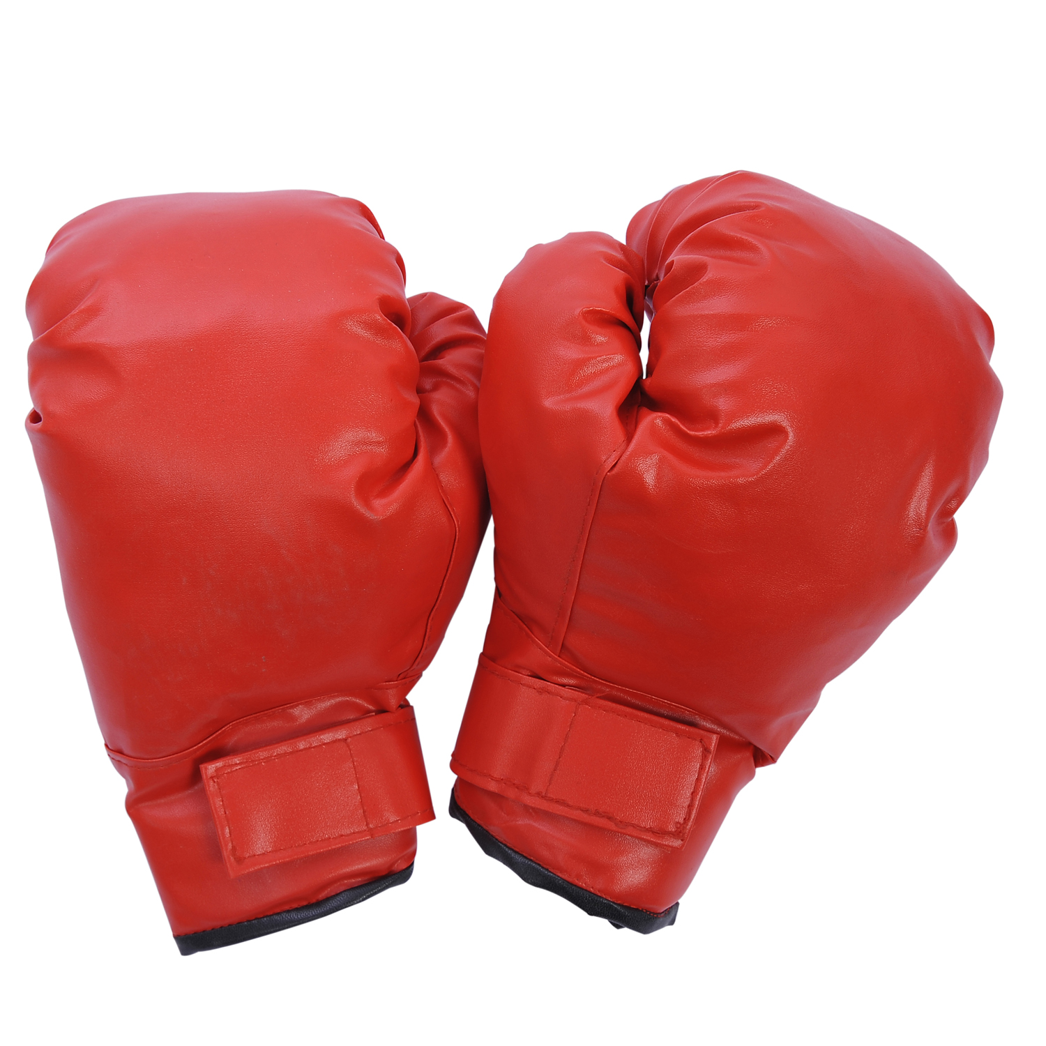 Punchingball Set Standbox Training Set 125/131/138/145cm höhenverstellbar mit 1 paar Handschuhe 1 Pump Geeignet für Profis und Anfänger Rot