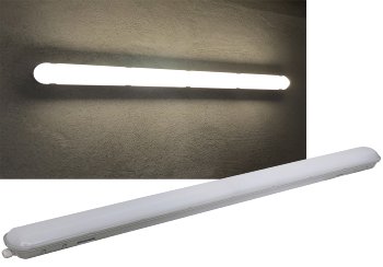 Wand-& Deckenleuchte "HP-63" IP65, 150cm, 56W, 4000k, neutralweiß, 6600 Lumen Wand-& Deckenleuchte "HP-63" IP65, 150cm, 56W, 4000k, neutralweiß, 6600 Lumen