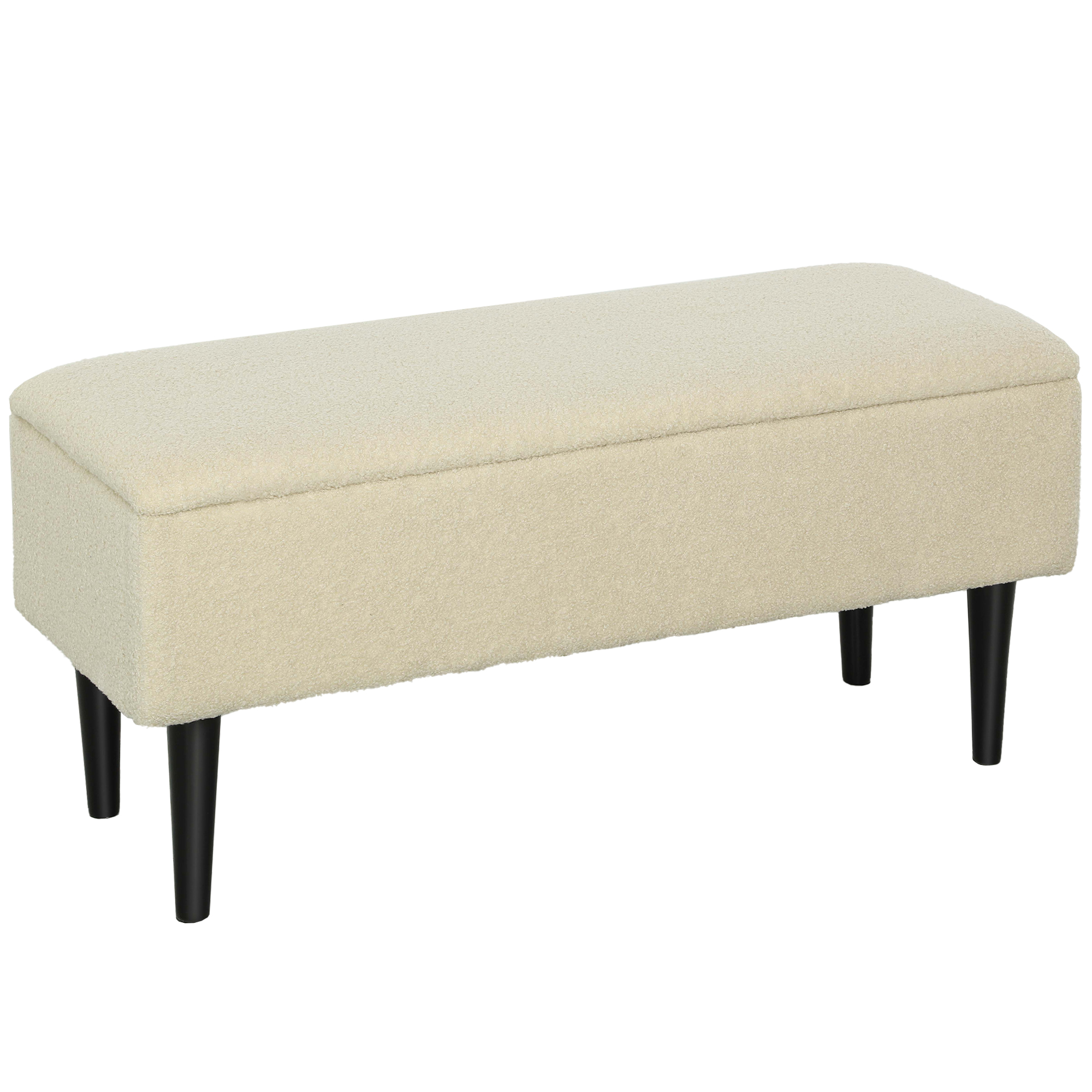 Sitzbank im Vintagedesign, Schuhbank, versteckter Stauraum, Kaschmir-Optik, Beige + Schwarz Sitzbank im Vintagedesign, Schuhbank, versteckter Stauraum, Kaschmir-Optik, Beige + Schwarz