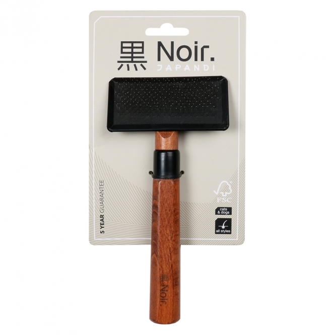 EBI Noir Japandi Slicker-Bürste - M - 18 x 9 x 3cm EBI Noir Japandi Slicker-Bürste - M - 18 x 9 x 3cm