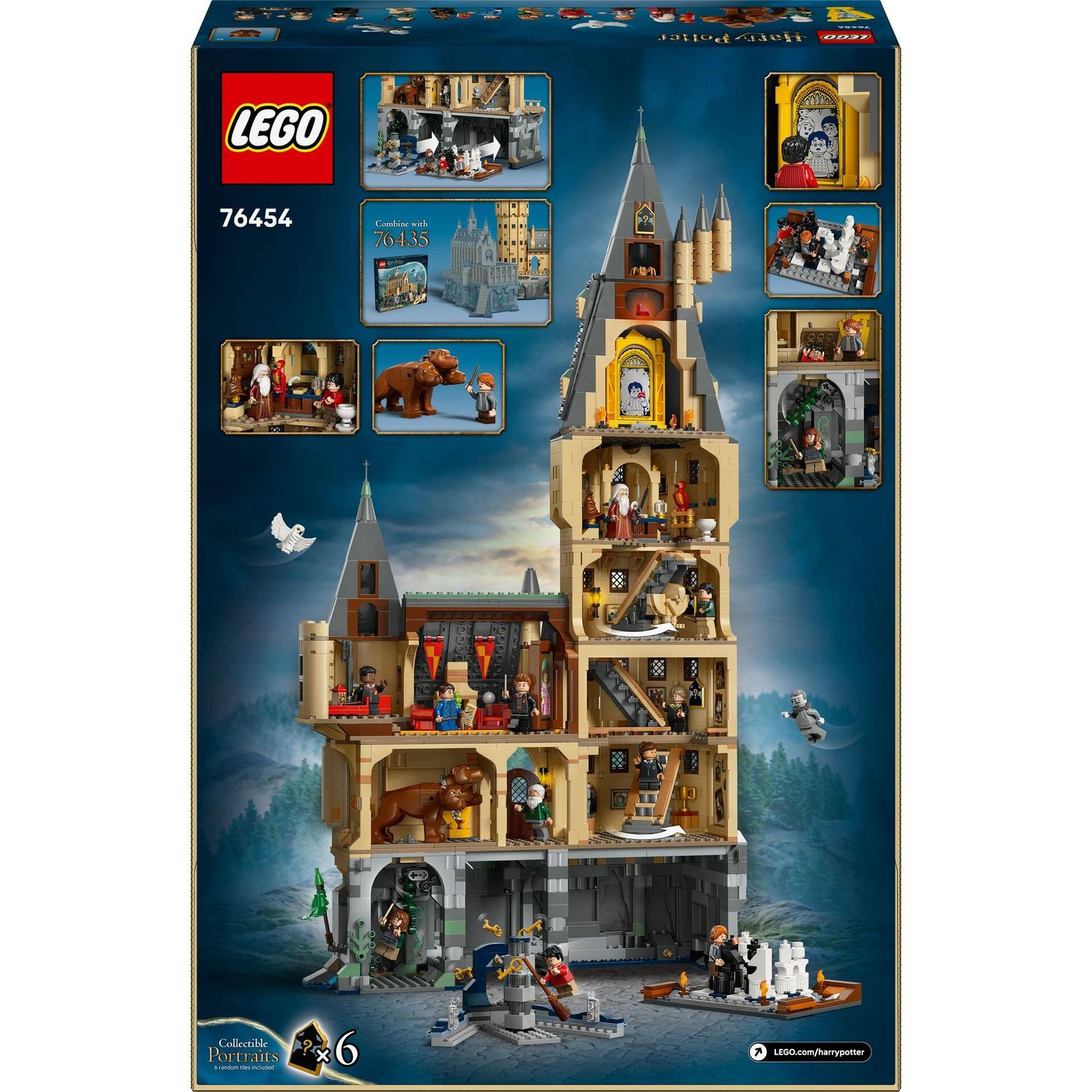 LEGO® 76454 - Harry Potter Schloss Hogwarts : Der Hauptturm (2135 Teile)