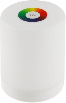 LED Akku-Tischleuchte mit Touch-Funktion, Höhe 113mm, Warmweiß + RGB