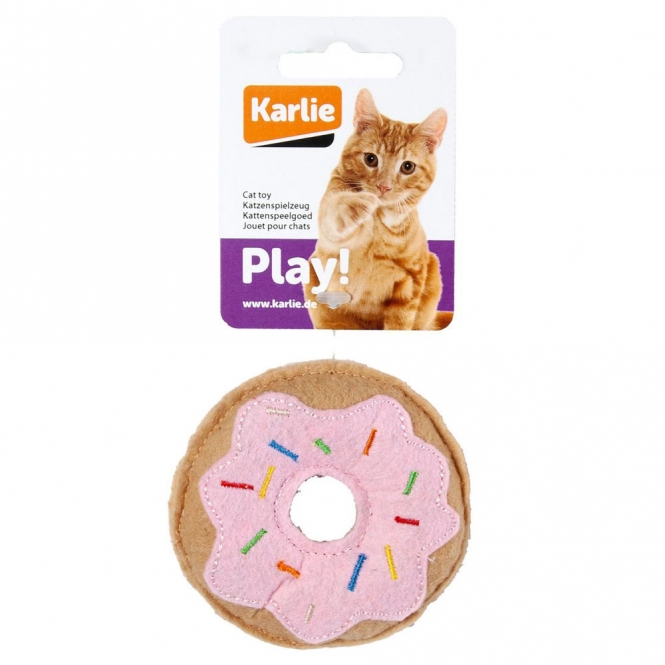 Karlie Flamingo Katzenspielzeug Food Textil - Donut Karlie Flamingo Katzenspielzeug Food Textil - Donut